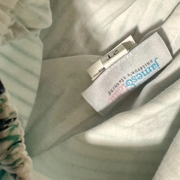 James & Lottie - Toddler Boy - Navy & Green Lobster Jon Jon - Size: 2T - Picture 3 of 3